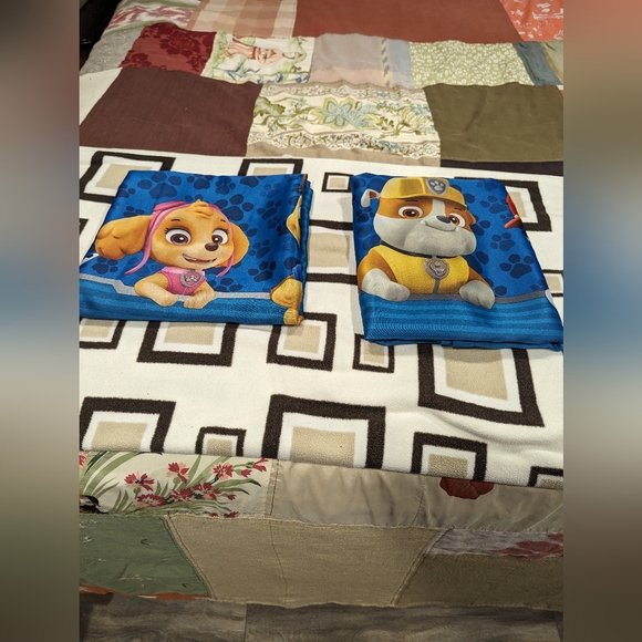 Set of Paw Patrol curtains.  .64 long and 42 inches wide for one of the panels. - Picture 4 of 7
